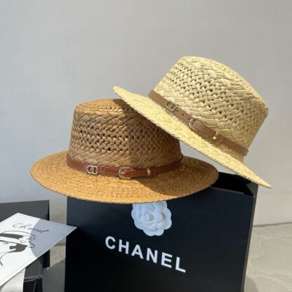Dior new raffia flat cap - Image 10