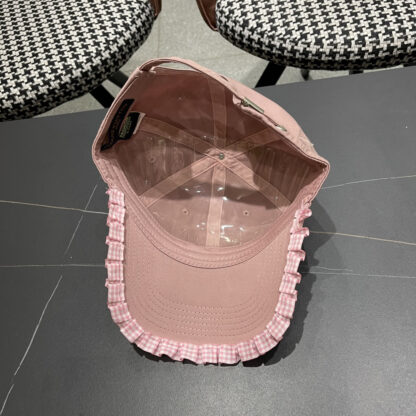 Louis Vuitton Korean style lace baseball cap for women - Image 10