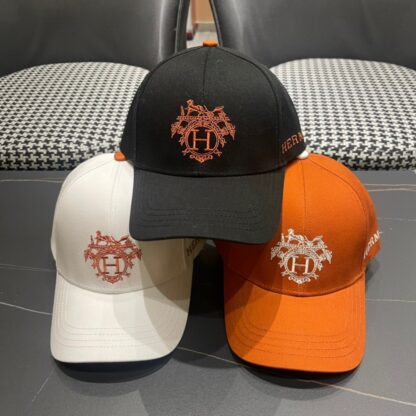 Hermès canvas baseball cap - Image 9