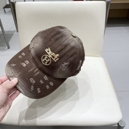 Hermès canvas baseball cap - Image 9