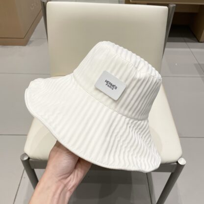 Hermès striped bow casual bucket hat - Image 7