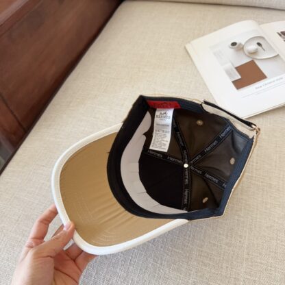 Hermès Unisex Canvas Baseball Cap - Image 9