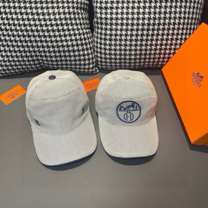 Hermès canvas baseball cap - Image 9