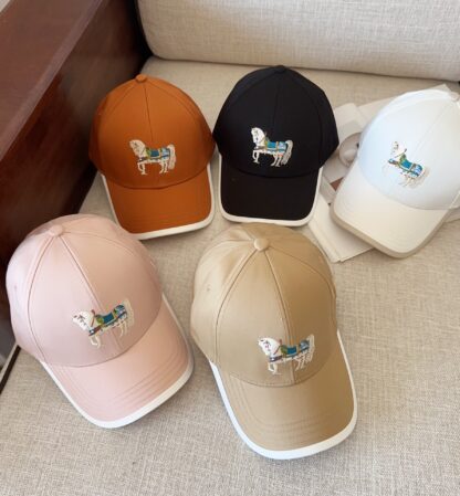 Hermès Unisex Canvas Baseball Cap - Image 9