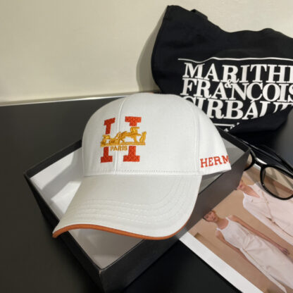 Hermès canvas baseball cap - Image 8