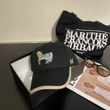 Hermès canvas baseball cap - Image 8