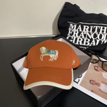 Hermès canvas baseball cap - Image 8