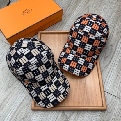 Hermès canvas baseball cap - Image 9