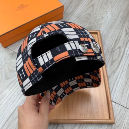 Hermès canvas baseball cap - Image 9