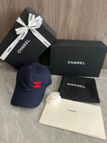 Chanel Embroidered Chunky Baseball Cap - Image 9