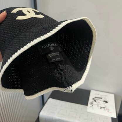 Chanel Knitted Bucket Hat - Image 7
