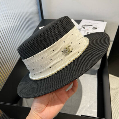 Chanel Flat Top Hat - Image 9
