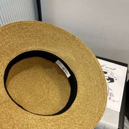 Dior Sun Straw Beach Hat - Image 10
