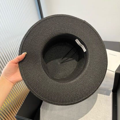Dior silk ribbon flat hat - Image 10