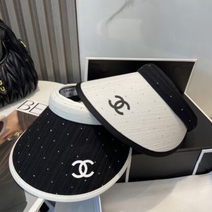 Chanel Summer Diamond Hollow Top Hat - Image 9