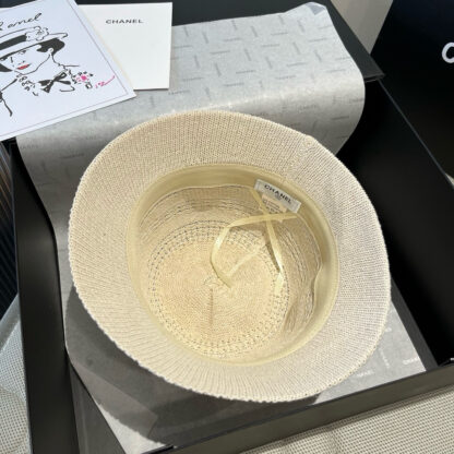 Chanel Spring/Summer Knitted Bucket Hat - Image 9