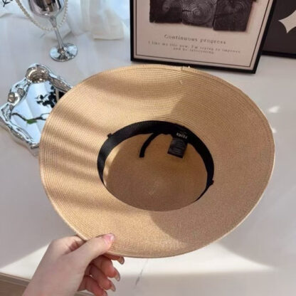 Fendi Fashion Wide Brim Straw Hat - Image 10