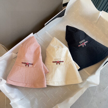 Gucci wide brim cotton and linen sunshade bucket hat - Image 9