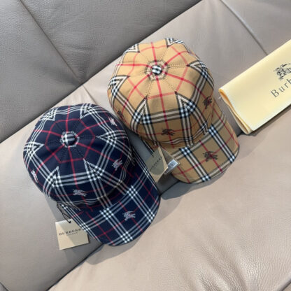 Burberry Check Fashion Baseball Cap - Image 10