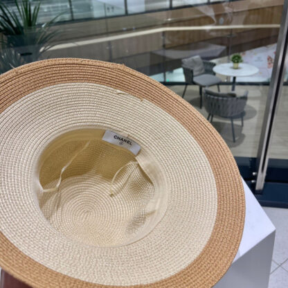 Chanel sunshade lady straw hat - Image 9