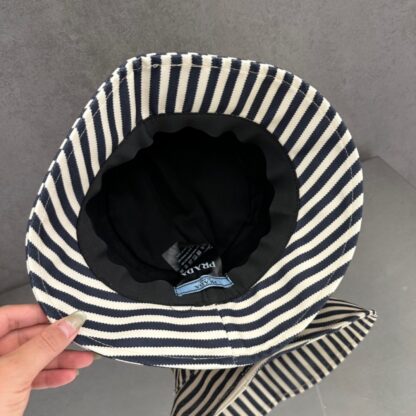 Prada classic triangle logo bucket hat - Image 9