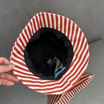 Prada classic triangle logo bucket hat - Image 9