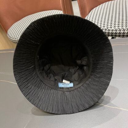 Prada large brim embroidered sun hat - Image 9