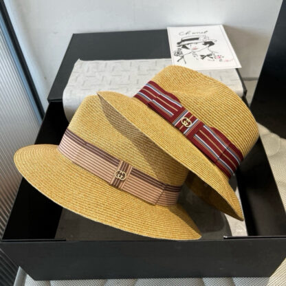 Gucci flat top hat sun hat - Image 9