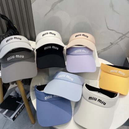 Miu Miu ice silk open top hat - Image 10