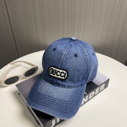 Gucci new denim baseball cap - Image 9