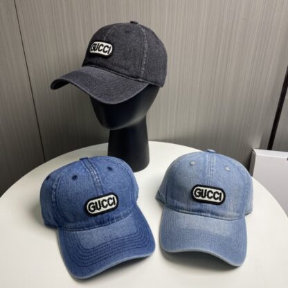 Gucci new denim baseball cap - Image 9