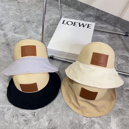 Saint Laurent woven bow bucket hat - Image 9