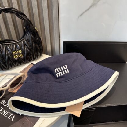 Miu Miu Simple Embroidered Bucket Hat - Image 10