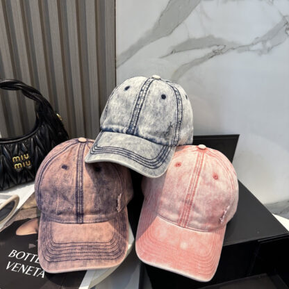 Saint Laurent Dopamine Color Simple Baseball Cap - Image 9