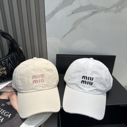 Miu Miu Simple Lightweight Baseball Cap - Image 10