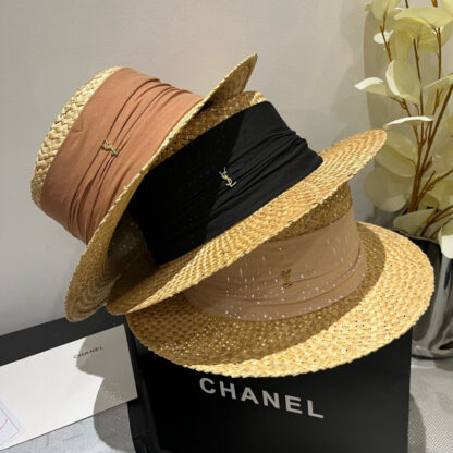 Yves Saint Laurent straw hat - Image 9