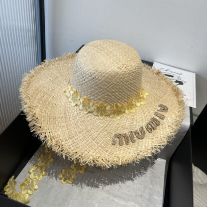Miu Miu exquisite raffia sunhat - Image 10
