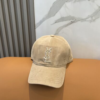 Yves Saint Laurent embroidered corduroy baseball cap - Image 9