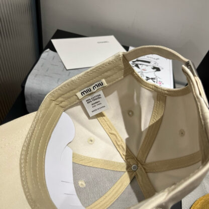 Miu Miu Exquisite Casual All-match Baseball Cap - Image 9