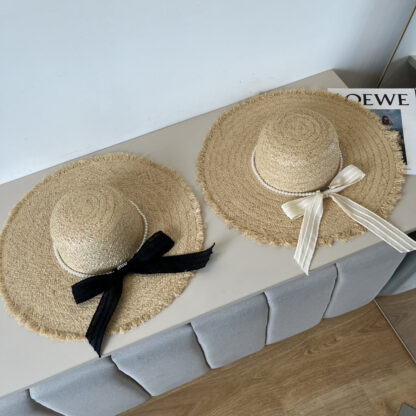 Miu Miu raffia wide-brimmed beach sun hat - Image 10
