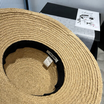 Miu Miu Raffia Hat - Image 10