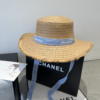 Miu Miu raffia straw bowler hat - Image 10