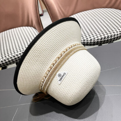 Prada summer high fashion sun protection straw hat - Image 9