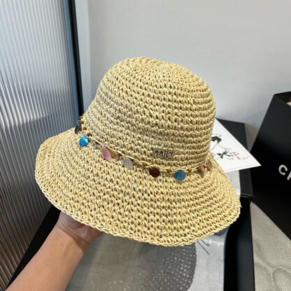 Miu Miu Straw Beach Sunhat - Image 10