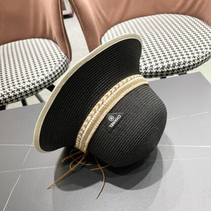 Prada summer high fashion sun protection straw hat - Image 9