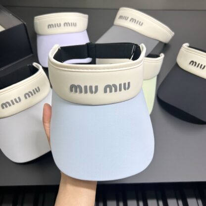 Miu Miu Fashion Lightweight Hollow Cap - Image 10