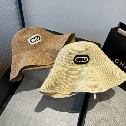 Miu Miu Stylish Folding Straw Hat - Image 10