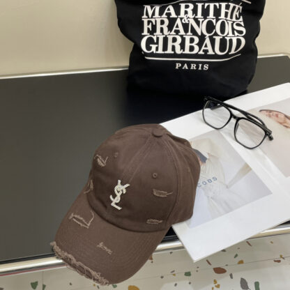 Yves Saint Laurent rhinestone baseball cap - Image 8