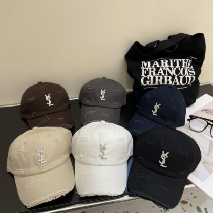 Yves Saint Laurent rhinestone baseball cap - Image 8