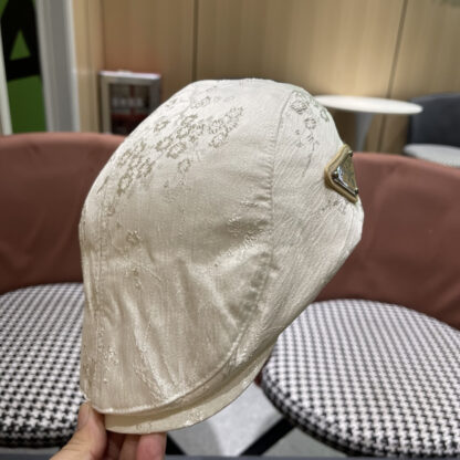 Prada Chinese style jacquard fashionable and exquisite duckbill cap - Image 6